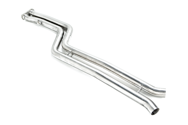 Non-Resonated Center Pipe with X-Pipe for BMW M X